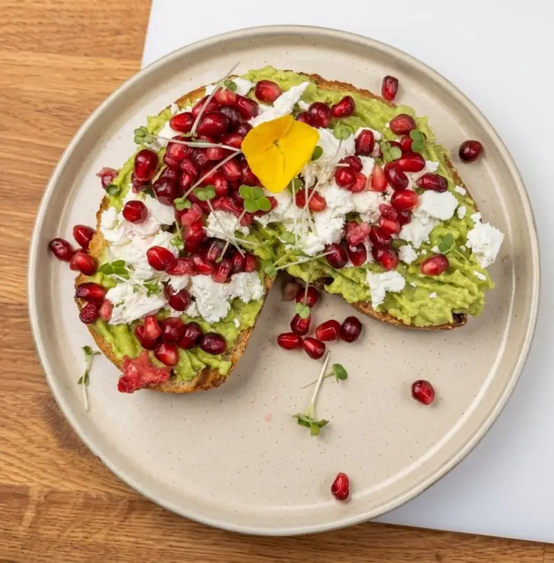Avocado Pomegranate Feta